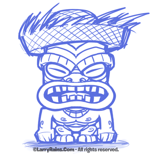 Tiki Drawing